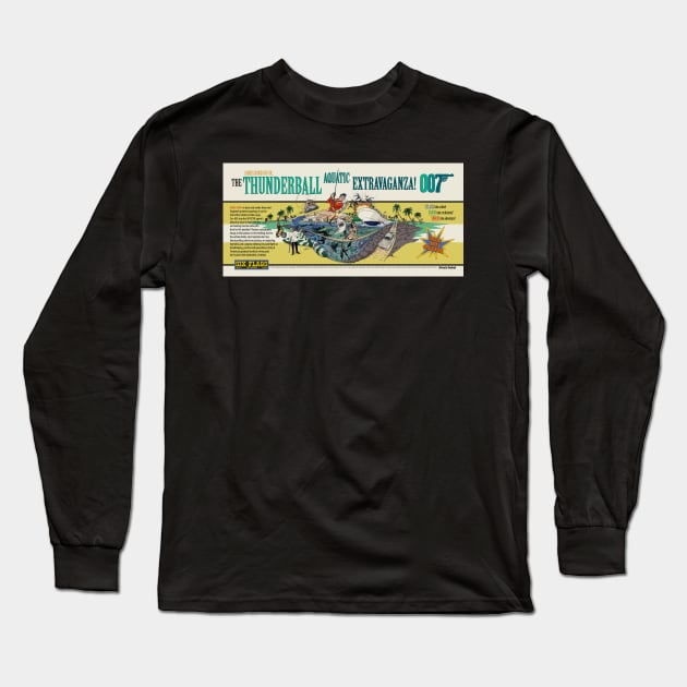 THUNDERBALL AQUATIC EXTRAVAGANZA Long Sleeve T-Shirt by MattGourley